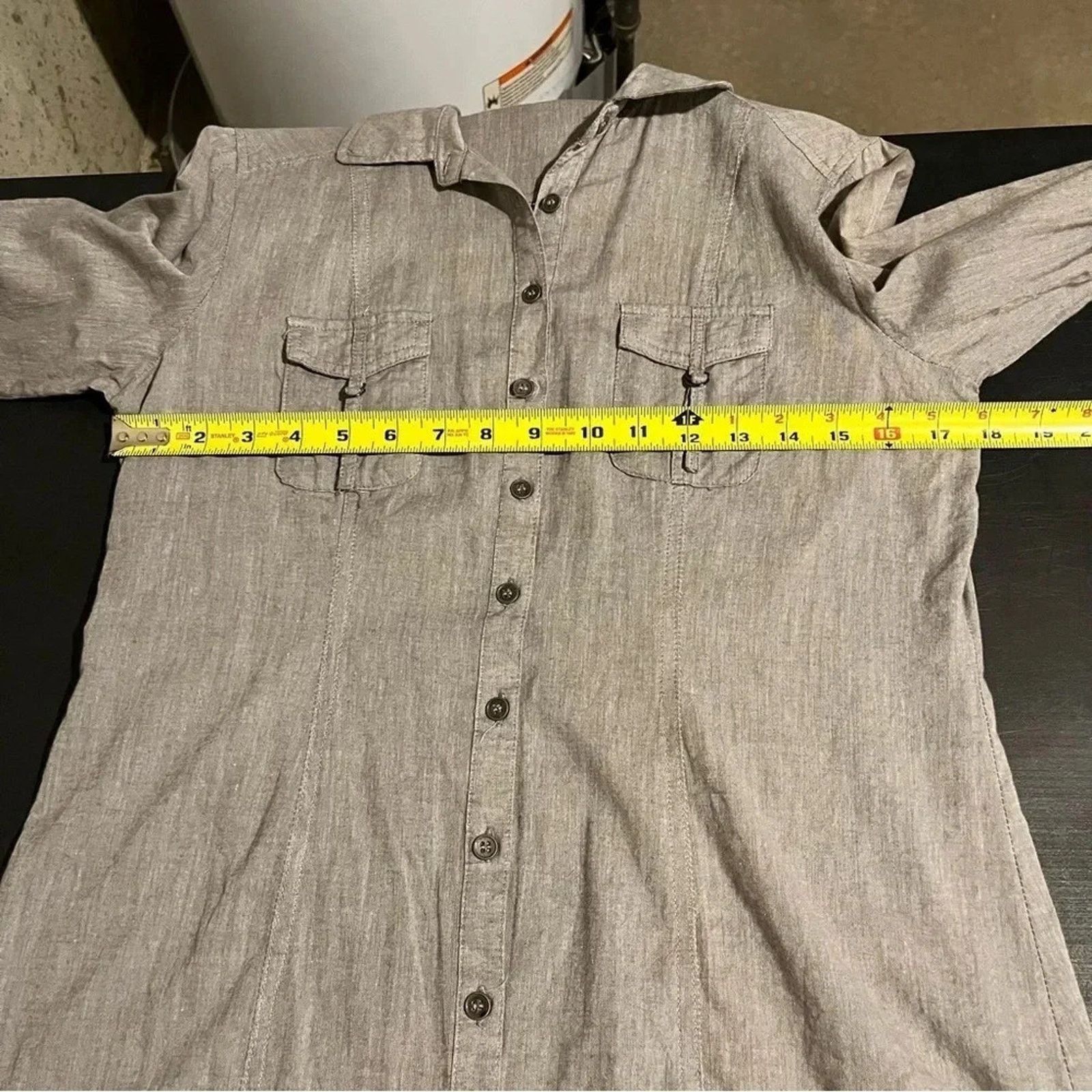Other Ya Los Angeles Button Down Shirt Roll Tab Blouse Sz S Womens Size S / US 4 / IT 40 - 7 Thumbnail