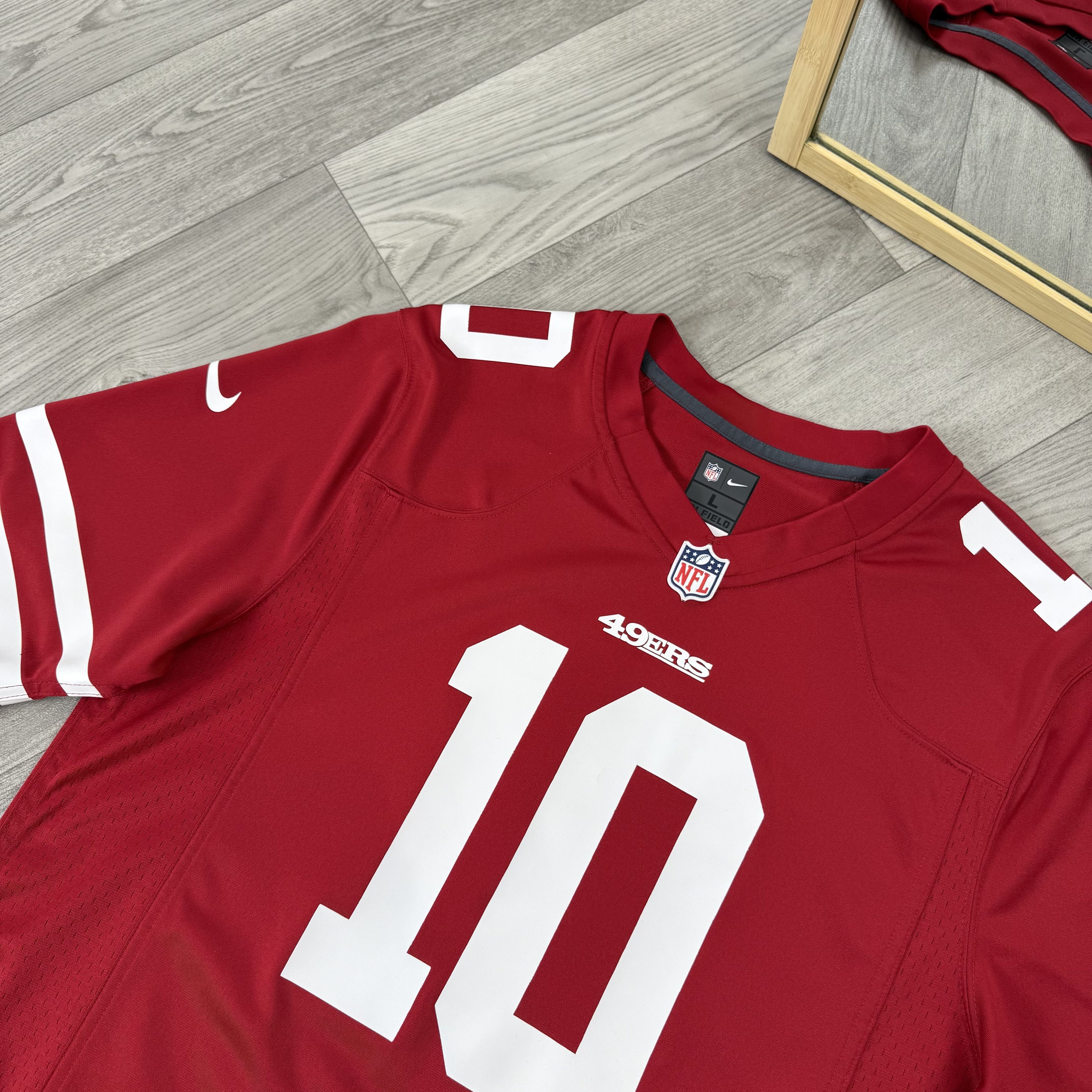 Nike Nike 49ers Garoppolo 10 NFL Red Jersey Shirt L Size US L / EU 52-54 / 3 - 10 Thumbnail