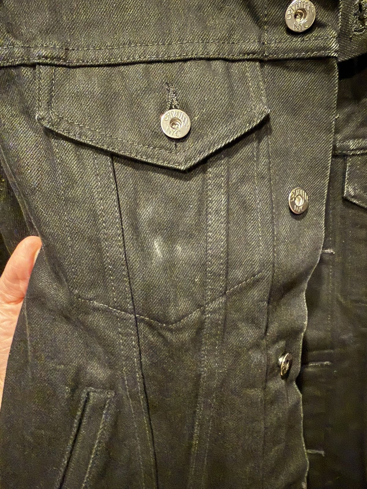 3sixteen 3Sixteen Type 3 Double Black Selvedge Denim Jacket Size US M / EU 48-50 / 2 - 3 Thumbnail
