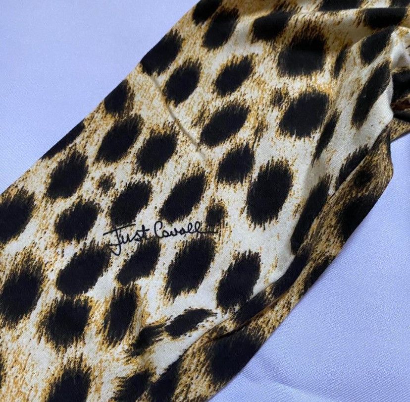 Designer × Just Cavalli × Vintage Vintage Just Cavalli Rhinestone Leopard Top Size S / US 4 / IT 40 - 4 Thumbnail