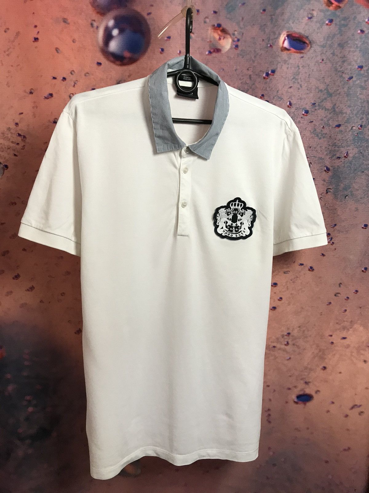 Hugo Boss Hugo Boss luxury streetwear polo tee Size US XL / EU 56 / 4 - 2 Thumbnail