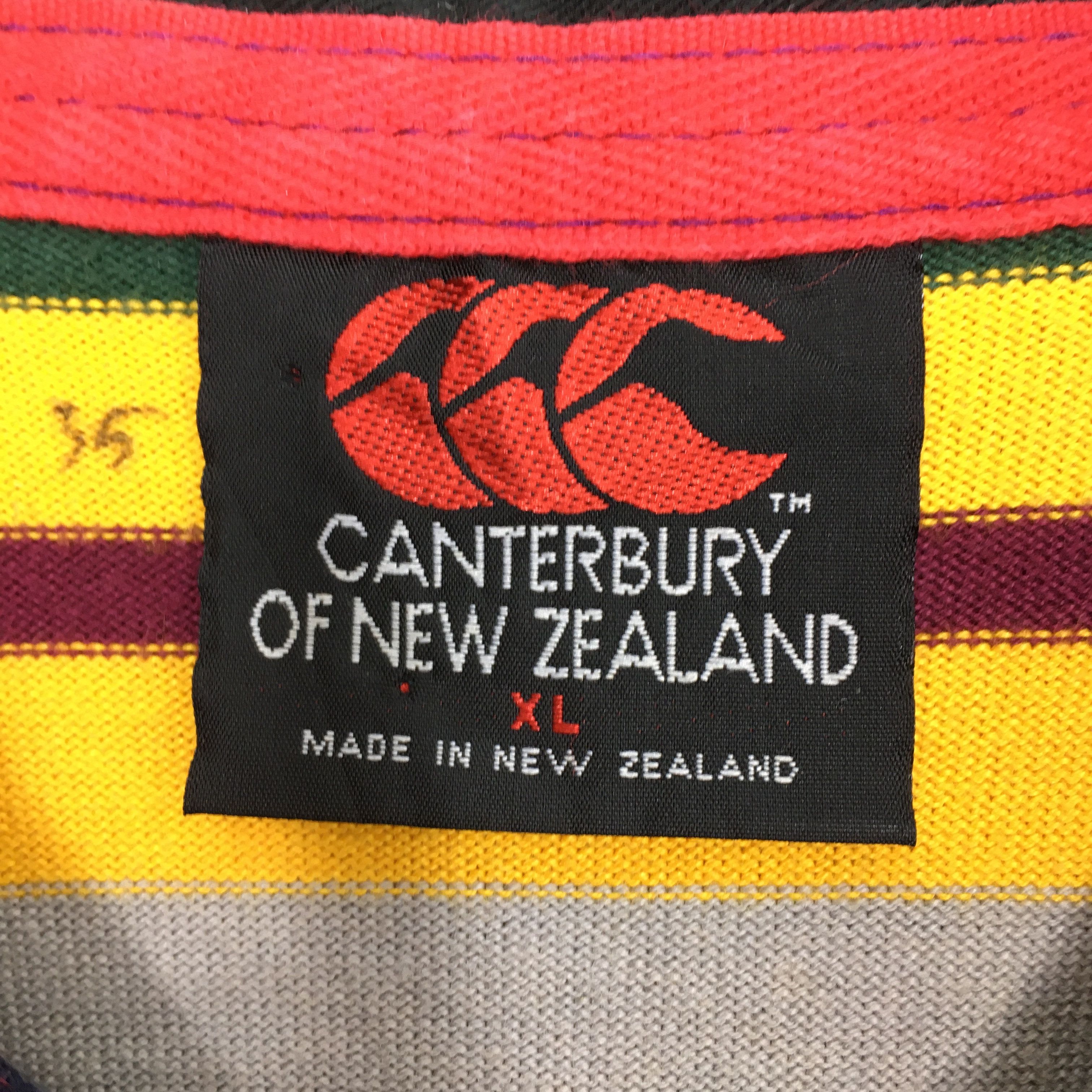 Canterbury of New Zealand × Vintage Vintage Canterbury Of New Zealand CCC Rugby Stripes Shirt XL Size US XL / EU 56 / 4 - 5 Thumbnail