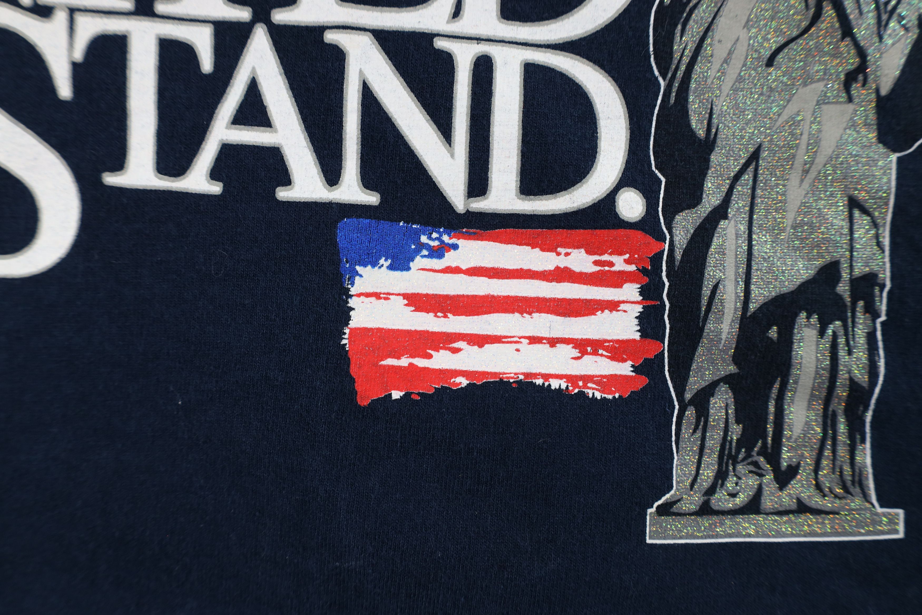 Vintage Vintage 90s Streetwear Stand Statue of Liberty T-Shirt USA Size US L / EU 52-54 / 3 - 5 Thumbnail