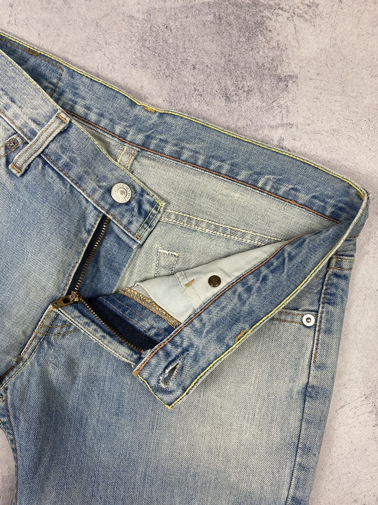 Designer × Levi's × Vintage Vintage 00s Levis 757 Wash Denim Jeans Y2K size 29 x 30 Size US 29 - 10 Thumbnail
