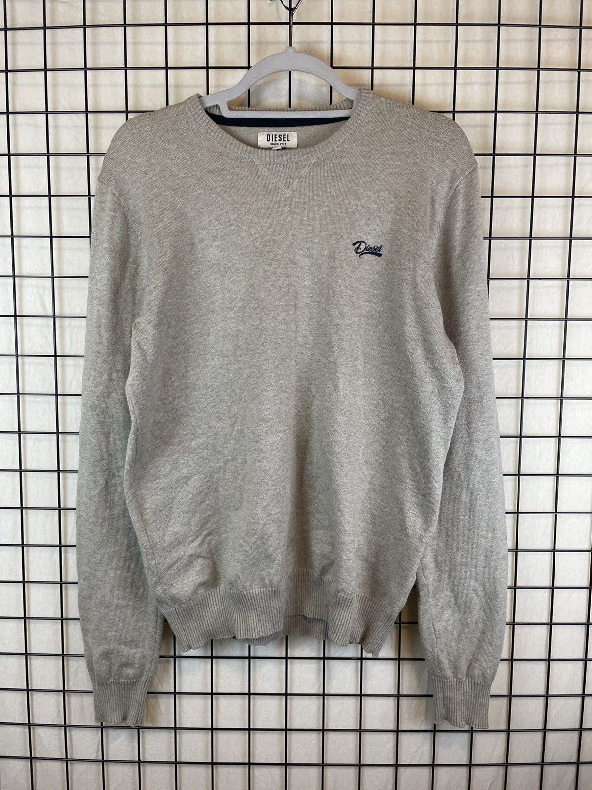 DIESEL MINI LOGO BASIC SWEATER
