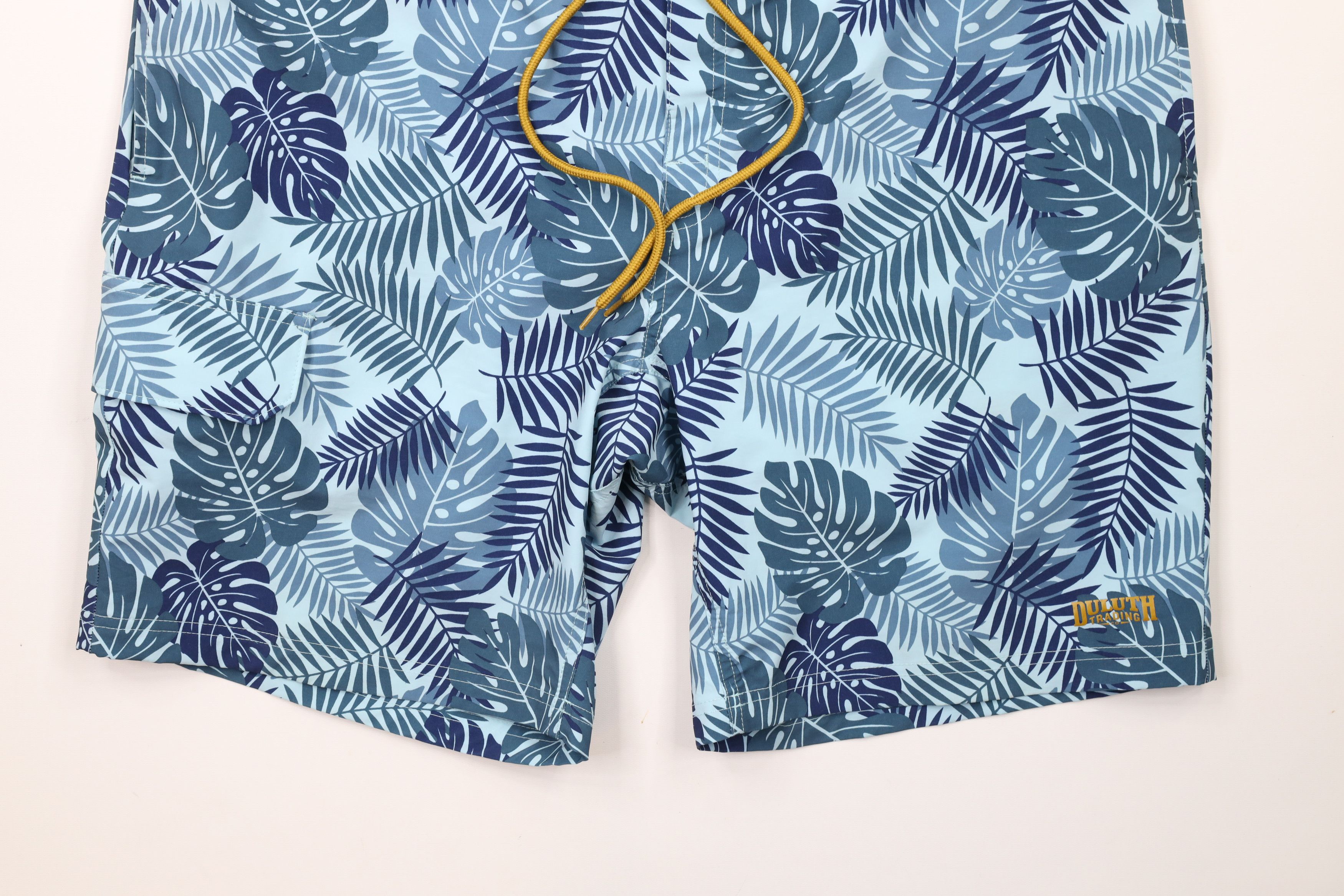 Duluth Trading Company × Vintage Duluth Trading Co Bull Moose Palm Tree Swim Board Shorts Size US 40 / EU 56 - 4 Thumbnail