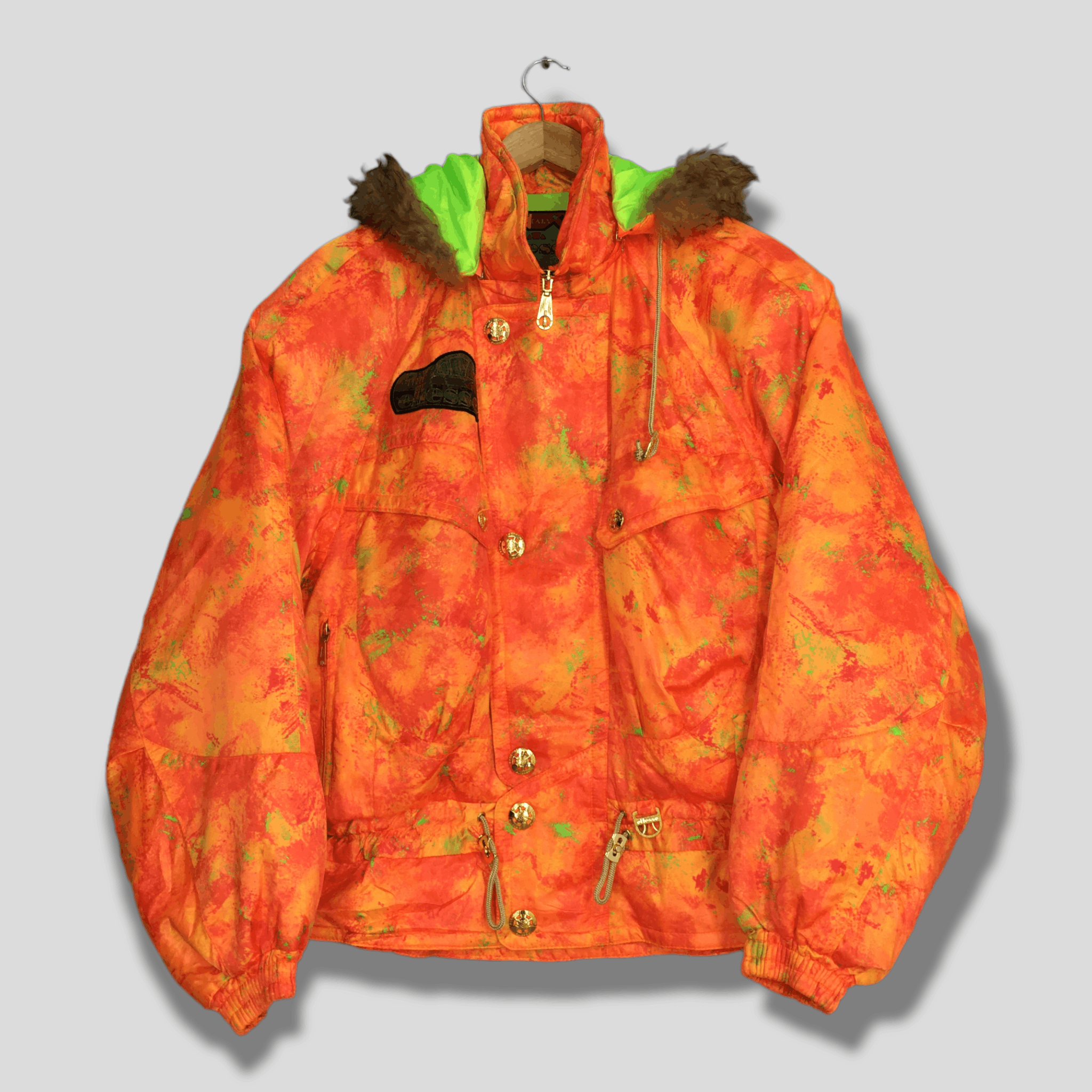 Rare Design Vintage Brand Ellesse Ski Jacket 1990s 