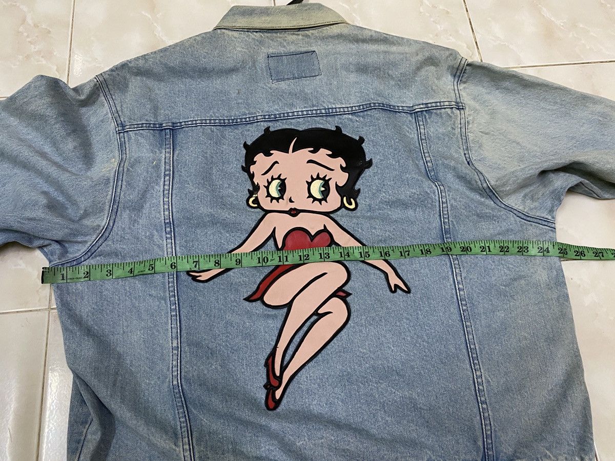 Vintage Betty Boop Denim Jacket Vintage Emberode Size US XL / EU 56 / 4 - 5 Thumbnail