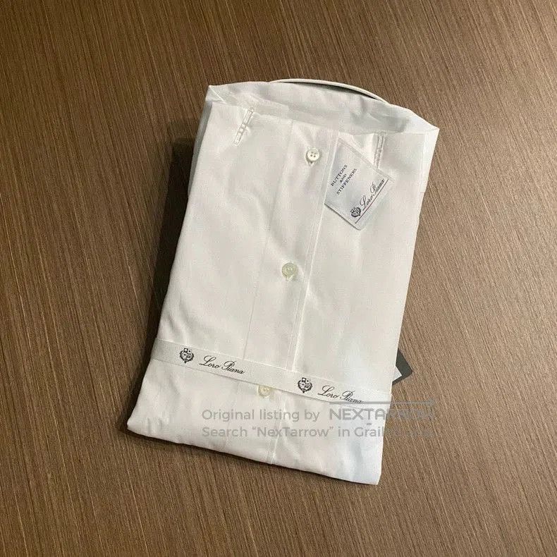 Loro Piana Loro Piana Men's Classic White Shirt. Size US M / EU 48-50 / 2 - 4 Thumbnail