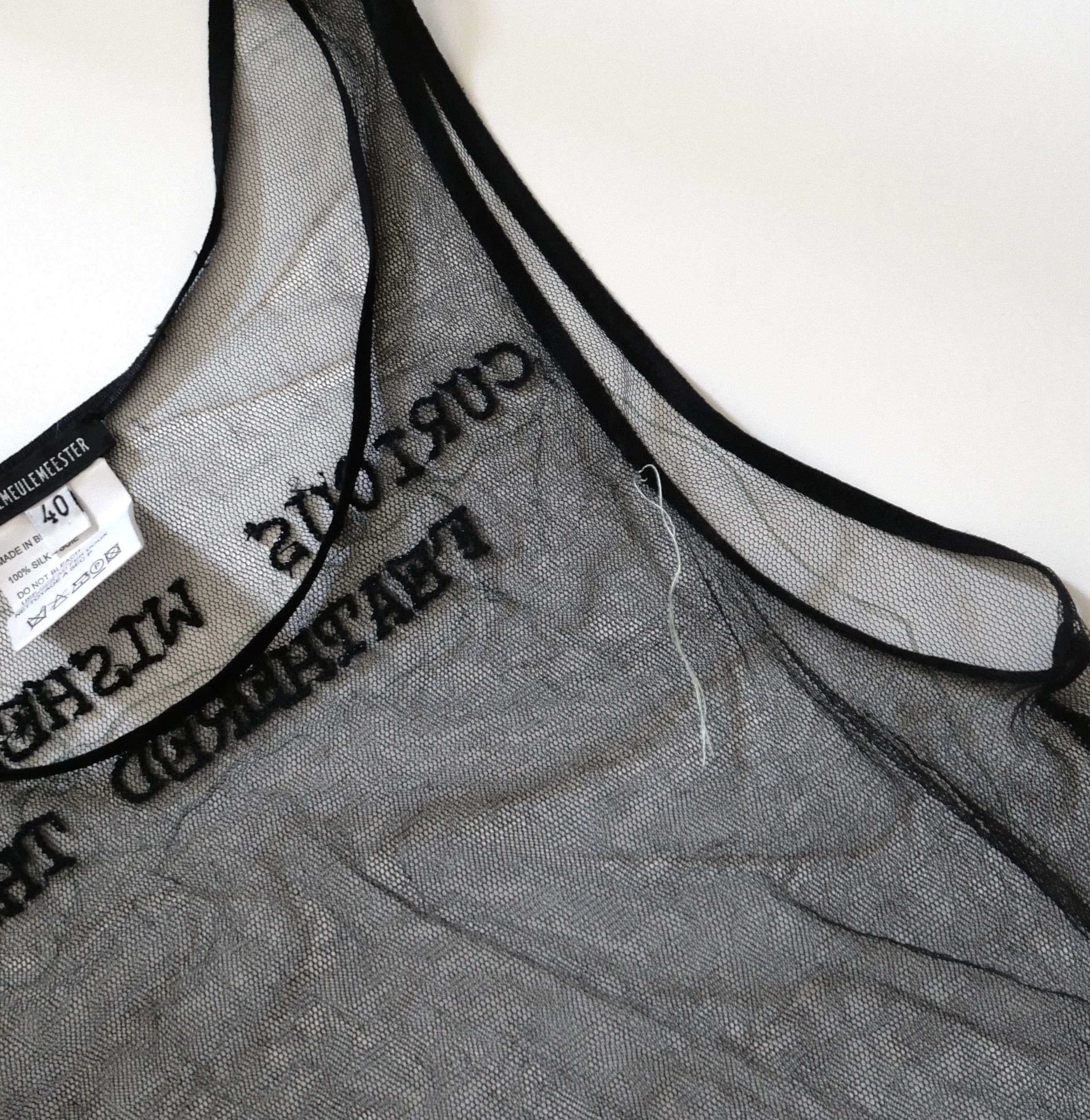 Ann Demeulemeester Ann Demeulemeester 2000 Curious Wishes Feathered The Air Top Size M / US 6-8 / IT 42-44 - 2 Thumbnail
