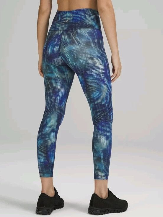 Lululemon Shapeshifter Flux Blue Wunder Train High-Rise 25" Tight Size 28" / US 6 / IT 42 - 3 Thumbnail
