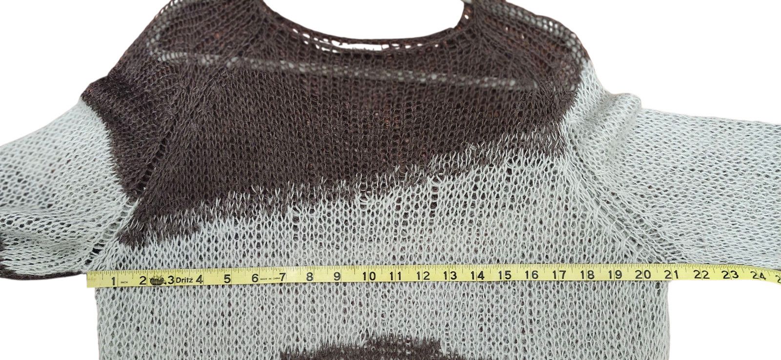 Other Theopen Product Boho Knit Mesh Slouchy Pullover Artsy Grunge Size ONE SIZE - 11 Thumbnail