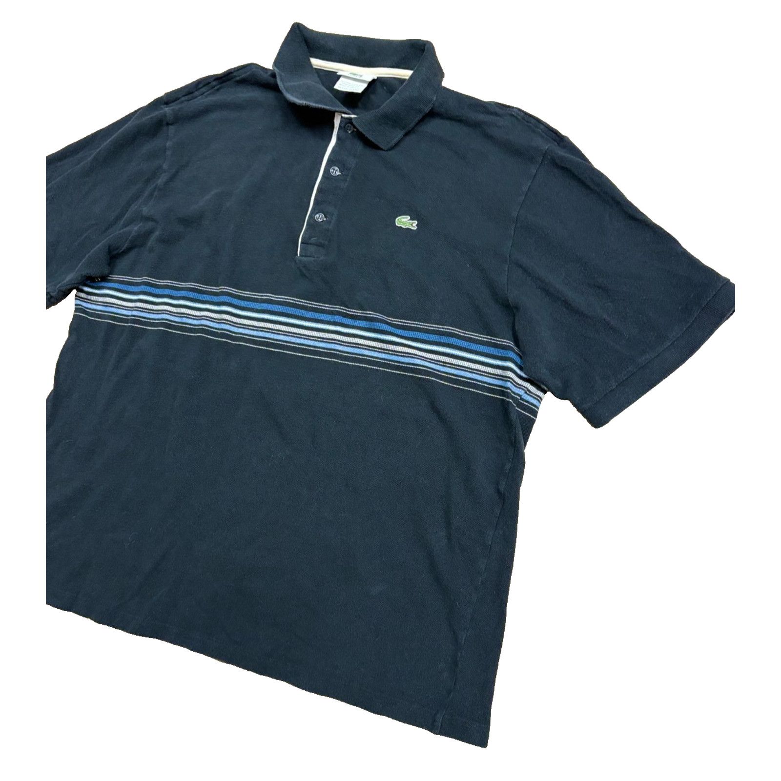 Lacoste Vintage Lacoste Golf Black Polo Shirt Mens XL Pocket Croc Size US XL / EU 56 / 4 - 4 Thumbnail