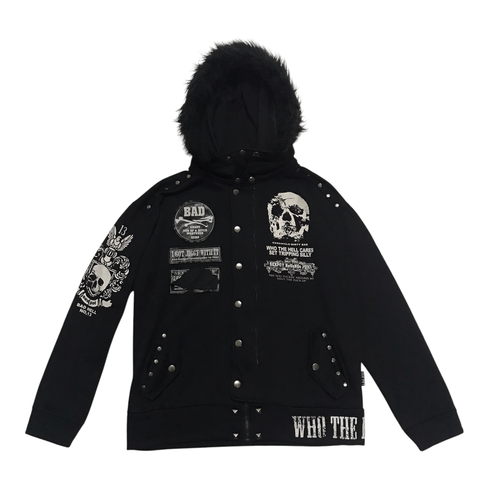 Hysteric Glamour × If Six Was Nine × Japanese Brand Sex pot Revenge Fur Hoodie Jacket Size US M / EU 48-50 / 2 - 2 Thumbnail