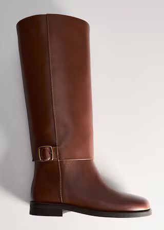 Burberry o1w1db10125 Leather Boots in Dark Brown Size US 7.5 / IT 37.5 - 6 Thumbnail
