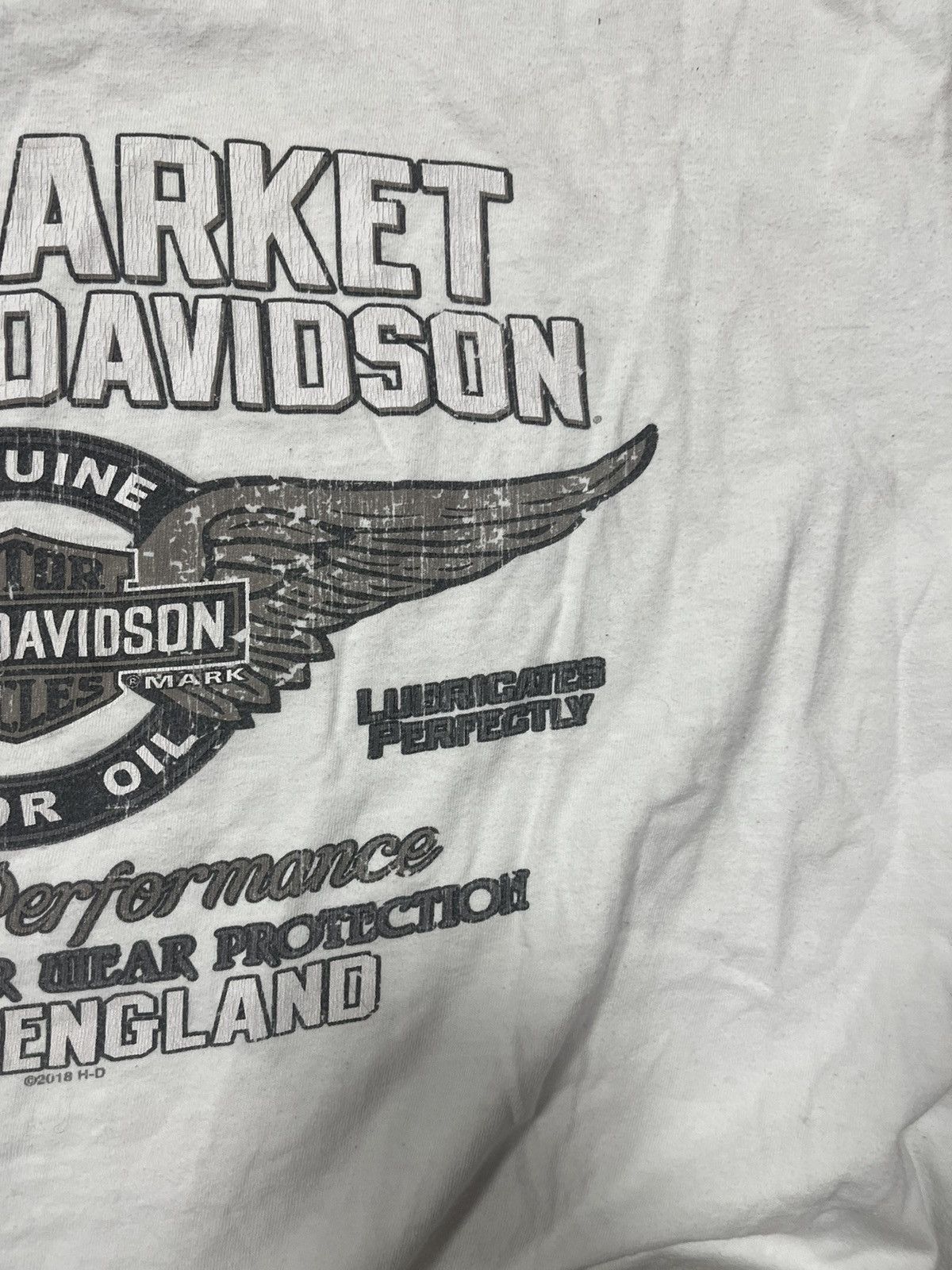 Harley Davidson × Vintage Vtg Harley Davidson rare t Shirt Size US XXL / EU 58 / 5 - 6 Thumbnail
