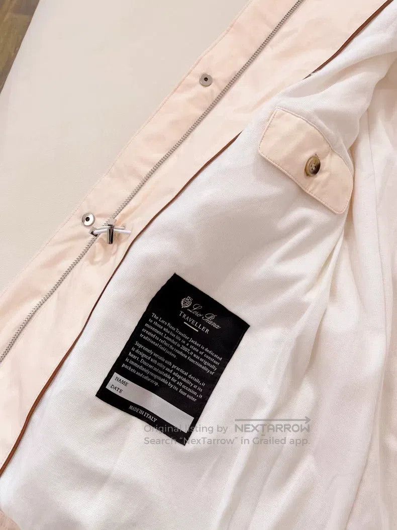 Loro Piana Loro Piana Lady's trench coat in pink, removable hood Size S / US 4 / IT 40 - 6 Thumbnail