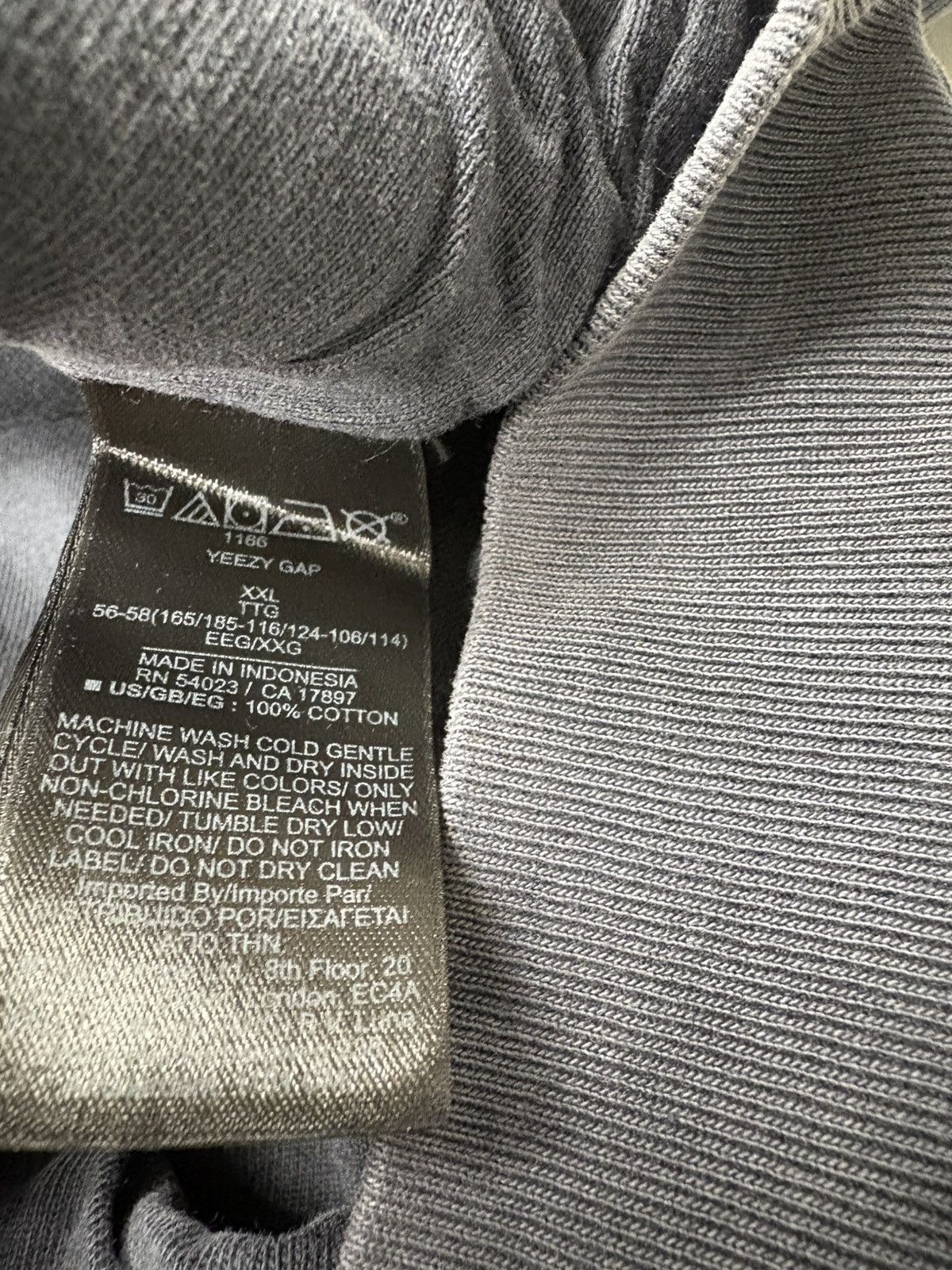 Balenciaga × Kanye West × Yeezy YZY x GAP Poetic Black Hoodie & Sweatpants Size US XXL / EU 58 / 5 - 10 Thumbnail