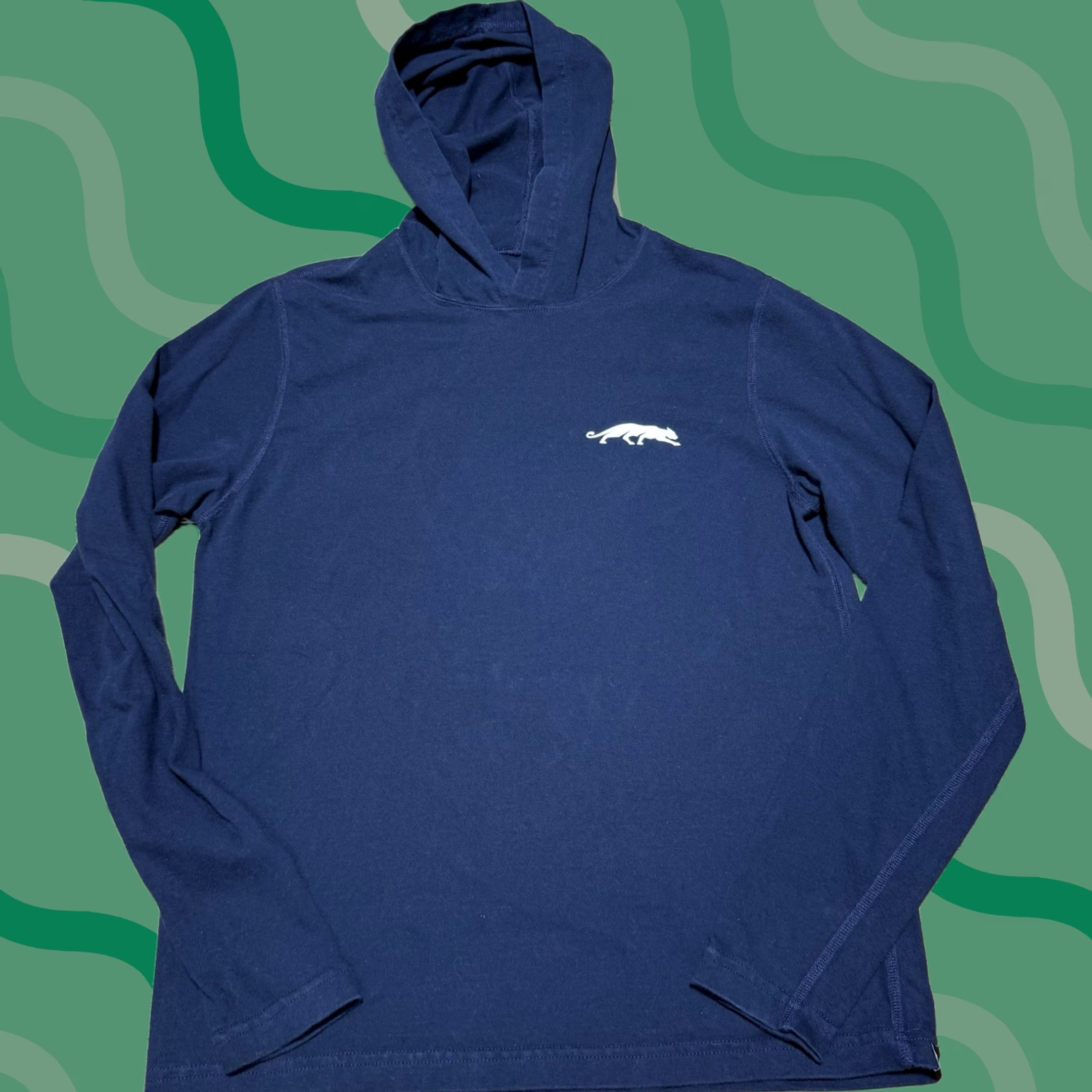 CO Foreign Rider Co Hoodie Mens S Grove XXIII Golf Logo Jersey Cotton Blue Pullover Breather Lightweight Regular Gift? Size US S / EU 44-46 / 1 - 1 Thumbnail