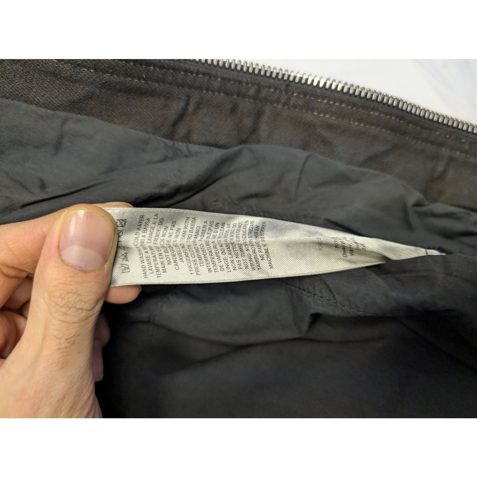 Rick Owens Drkshdw o1rshd1 Zip Front Jacket in Black/Terra Size US L / EU 52-54 / 3 - 18 Thumbnail