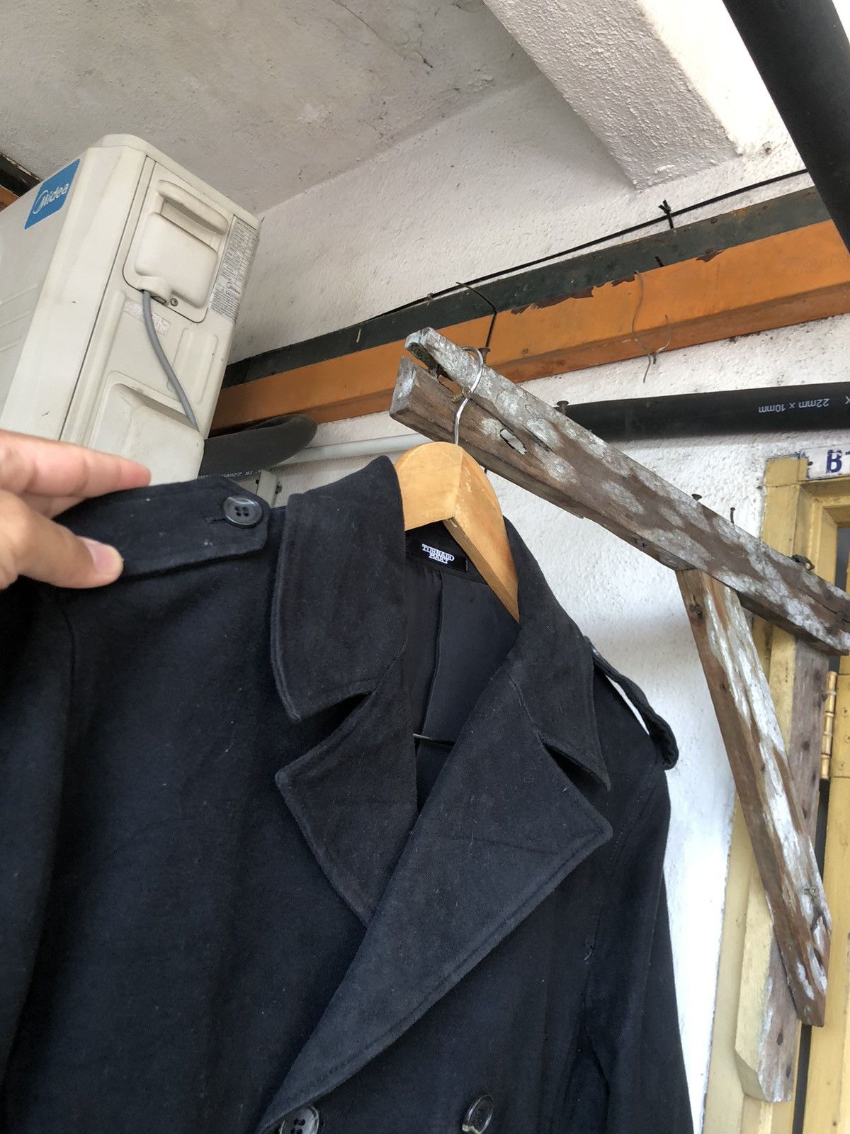 If Six Was Nine 🥷Tornado Mart Japan Punk Double Collar Cotton Jacket Size US L / EU 52-54 / 3 - 13 Thumbnail