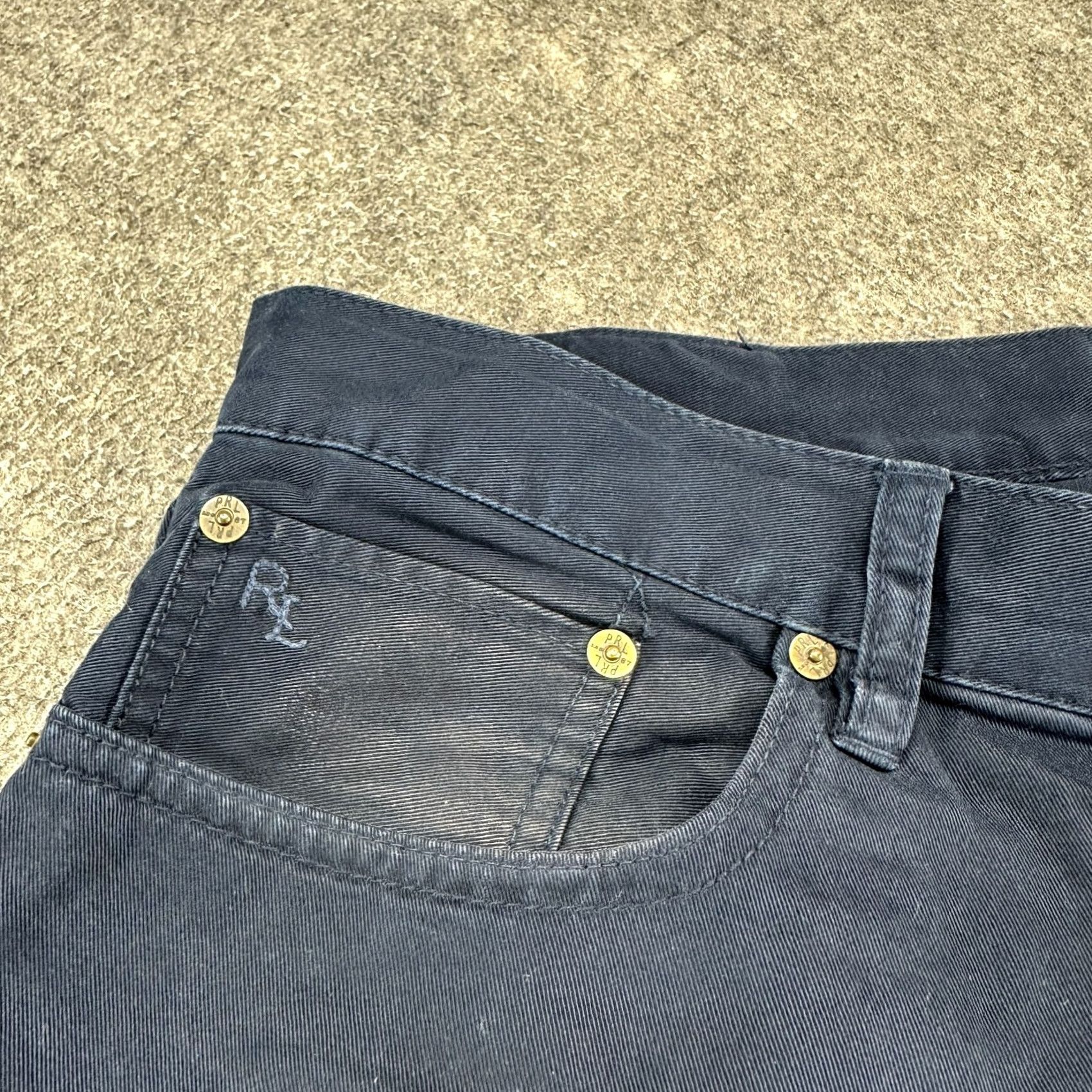 Polo Ralph Lauren Polo Ralph Lauren Pants Mens 33x32 Blue Chino Straight Regular Fit Solid Preppy 90s USA Logo Button Zipper Pop Notes: Vintage No Size US XS / EU 42 / 0 - 5 Thumbnail