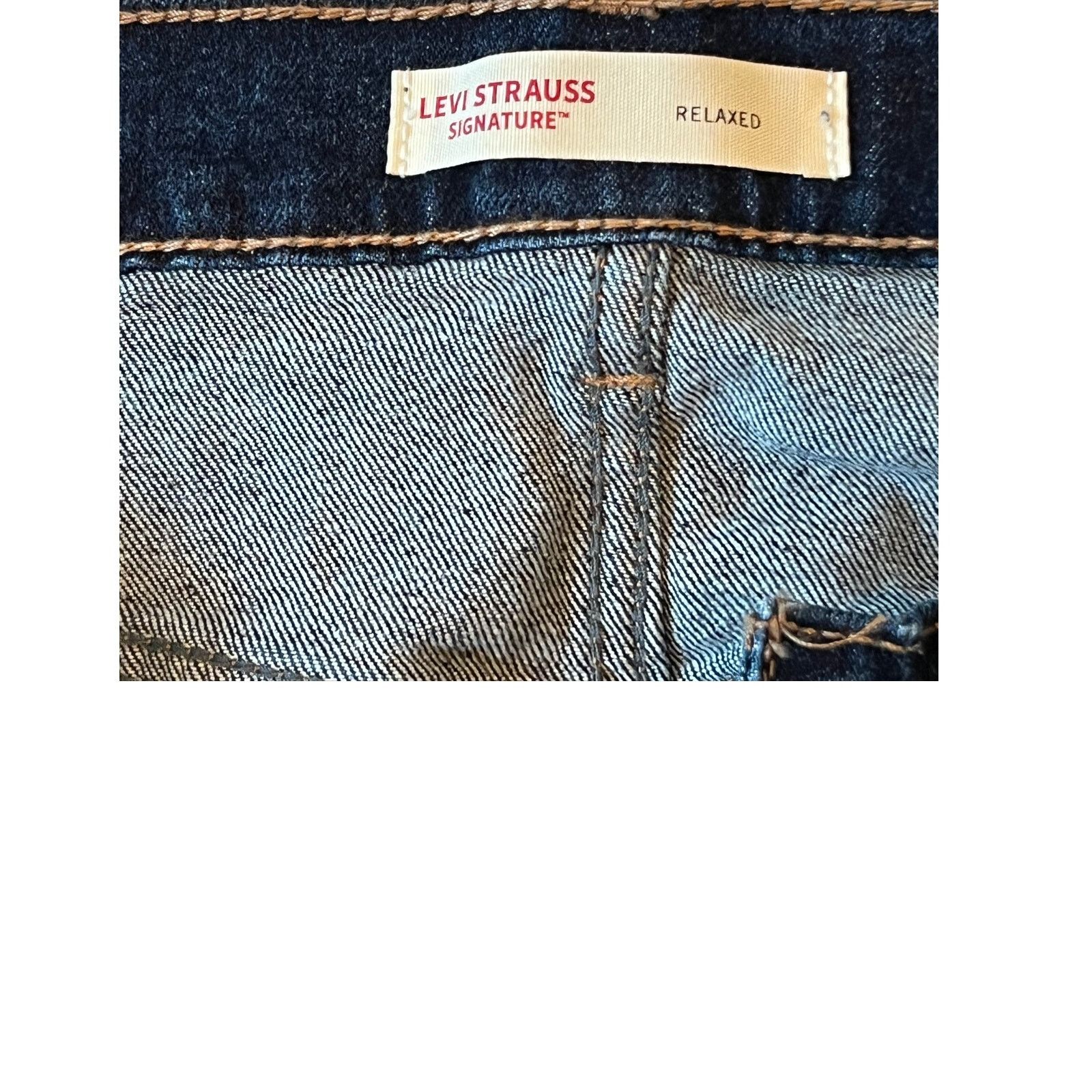 Levi's Signature by Levis Relaxed Jeans Mens 38x30 Size US 38 / EU 54 - 3 Thumbnail