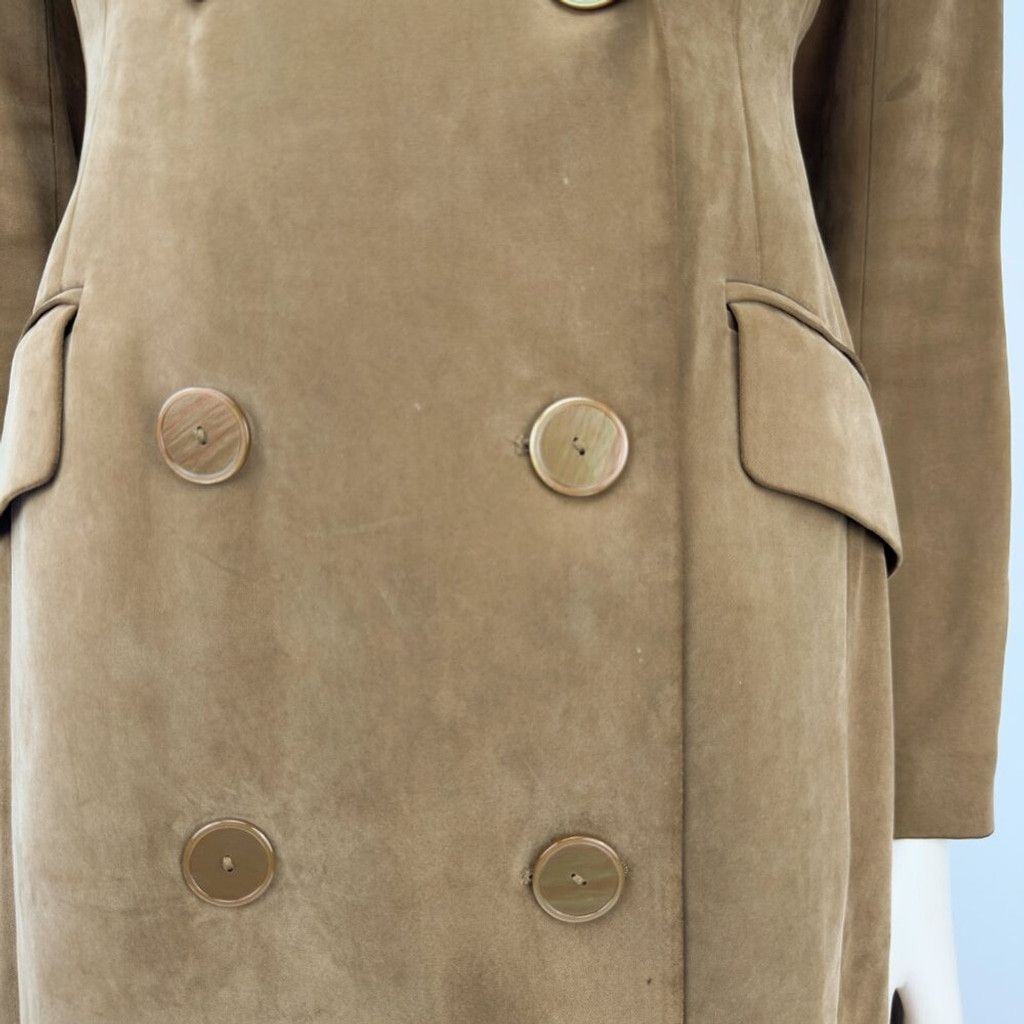 Massimo Dutti MASSIMO DUTTI Blazer Dress / Trench Coat Tan Belted Fall 6 Size M / US 6-8 / IT 42-44 - 15 Thumbnail