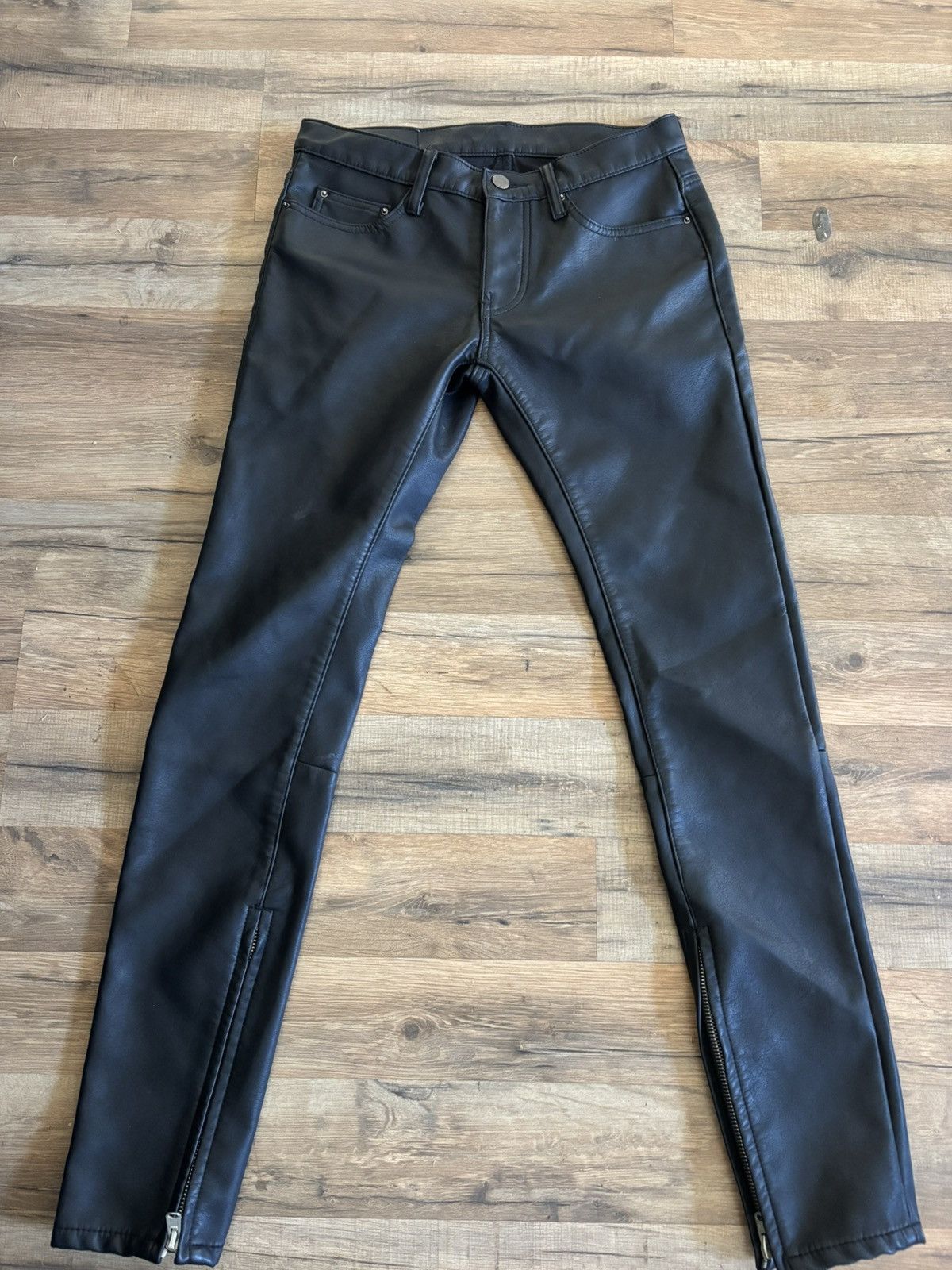 MNML Mnml Leather Pants Size US 28 / EU 44 - 1 Thumbnail