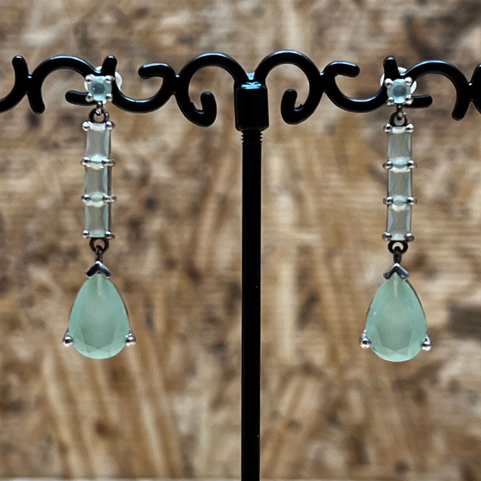 Other Bomb Party Inevitable Lab Created Opal Stud Dangle Earrings Size ONE SIZE - 1 Thumbnail