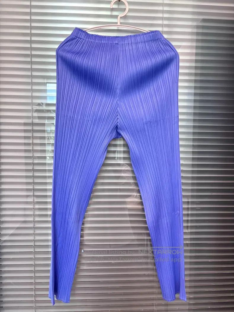 Issey Miyake Issey Miyake Purple Pants Size 25" / US 0 / IT 36 - 2 Thumbnail