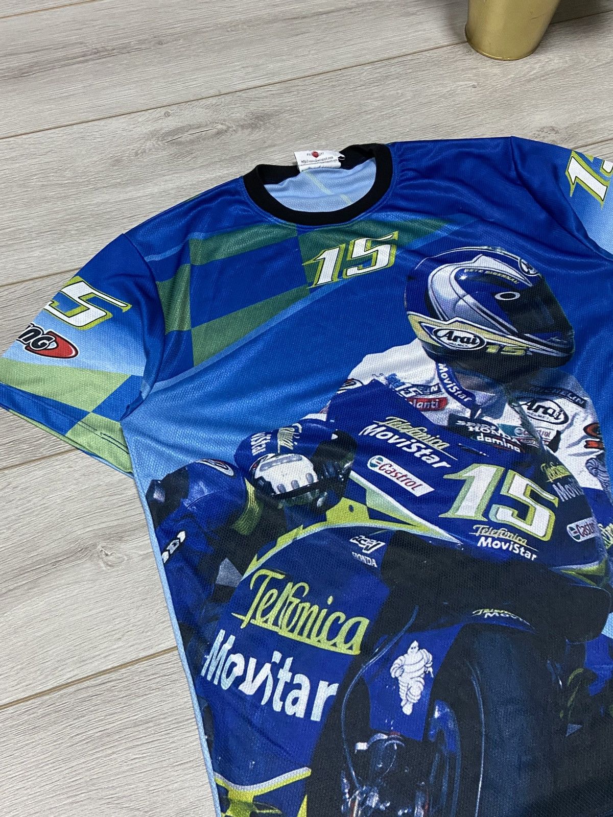 Honda Daring over print racing moto gibernau tee Size US L / EU 52-54 / 3 - 6 Thumbnail
