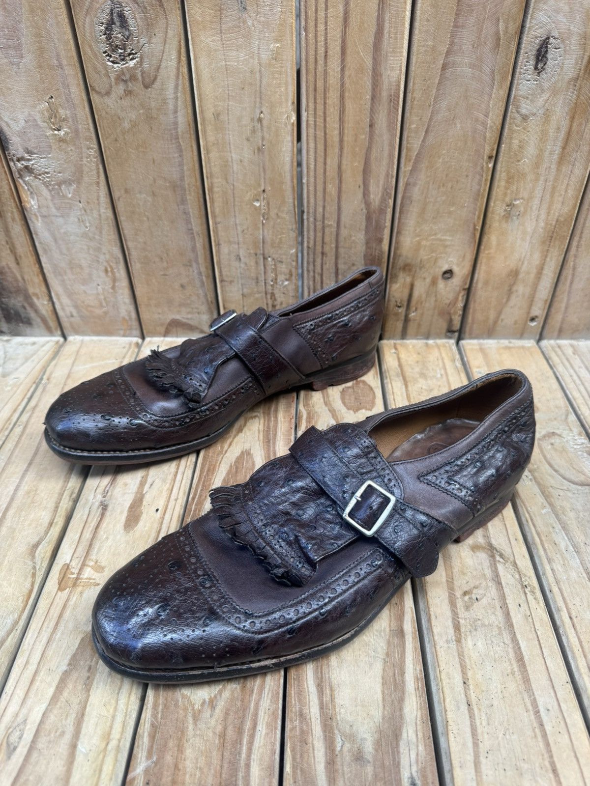 Church's church's 'Shanghai' Monk strap dress shoes UK 6AAA Size US 7 / EU 40 - 25 Thumbnail