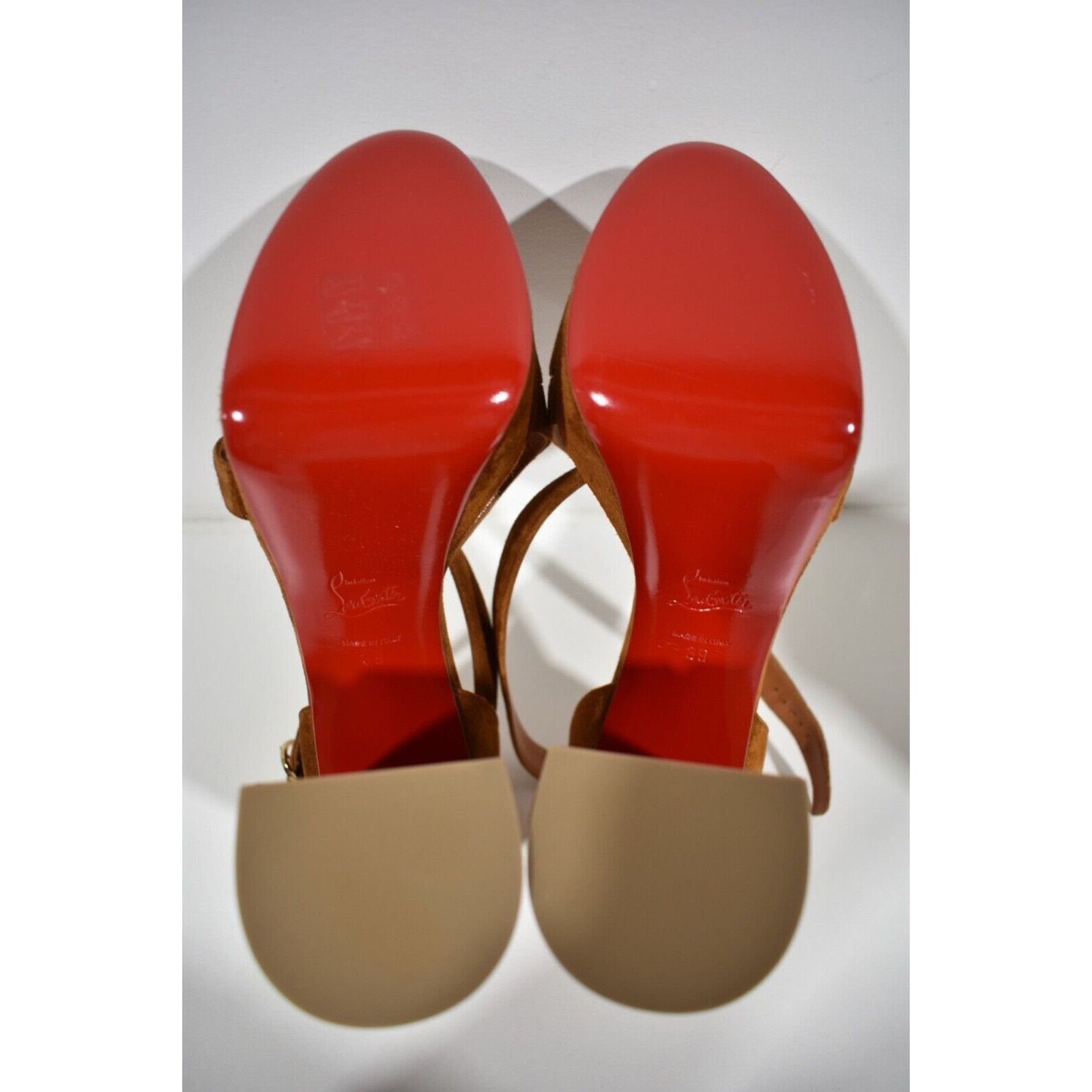 Christian Louboutin Movida Sandal 130 Foxy Brown Suede Platform Heel Pump 39 Size US 9 / IT 39 - 11 Thumbnail