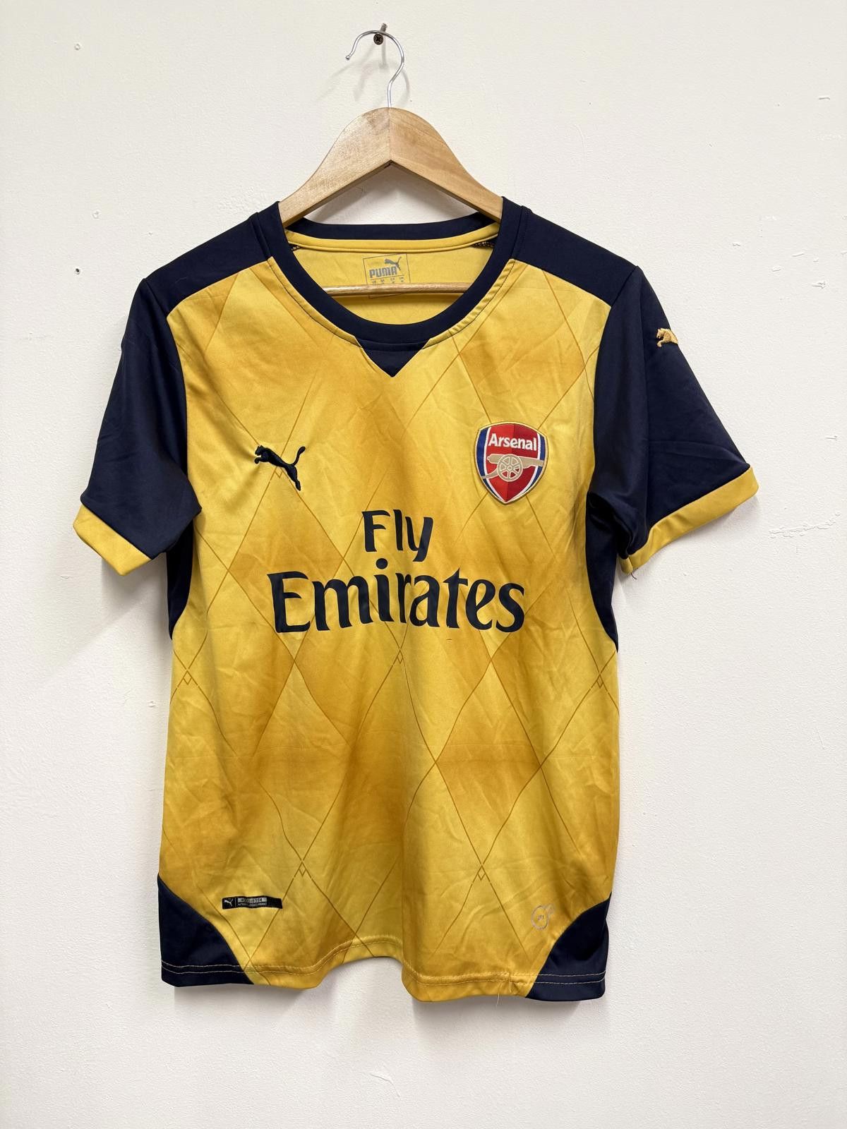 Puma Arsenal FC Yellow and Navy Football Jersey Size US M / EU 48-50 / 2 - 1 Thumbnail