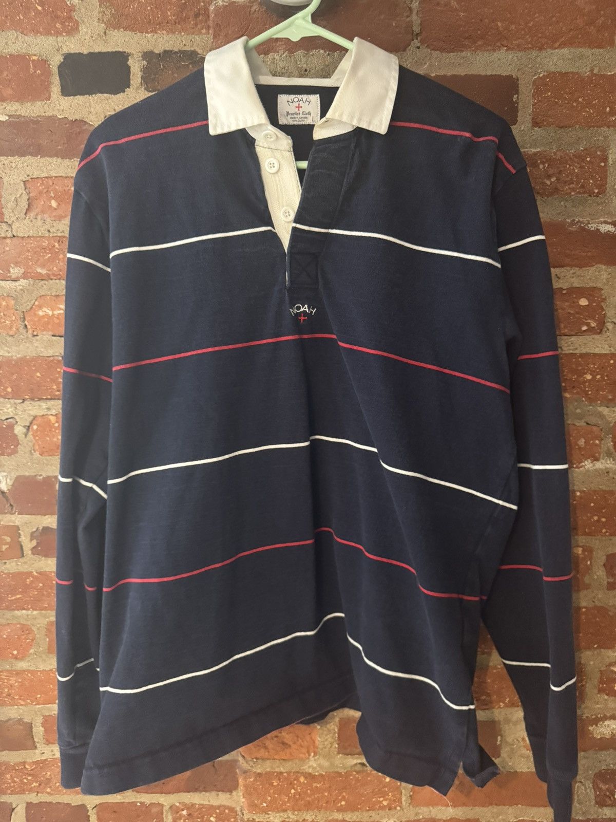 Noah Noah Striped Rugby Size US L / EU 52-54 / 3 - 1 Thumbnail