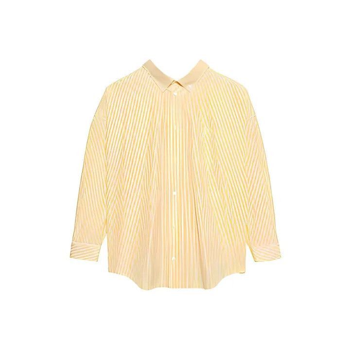 Balenciaga Cocoon Swing Logo Striped Shirt 0079-2507