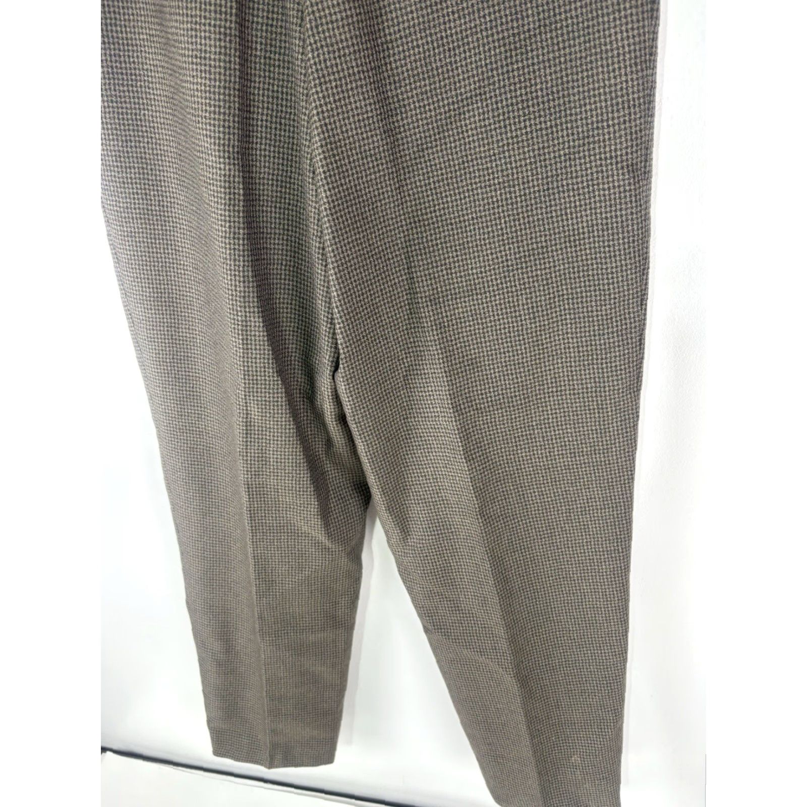 Vintage VTG Giorgio Sant Angelo Wool Pleated Hi-Rise Dress Pants Womens Size 12 Size 34" / US 12 / IT 48 - 7 Thumbnail