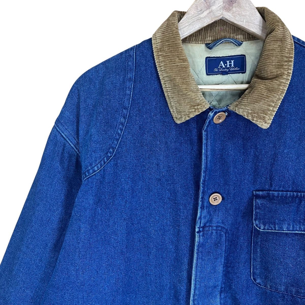 ABAHOUSE Vintage 90s ABAHOUSE Denim Chore Jacket Size US XL / EU 56 / 4 - 6 Thumbnail
