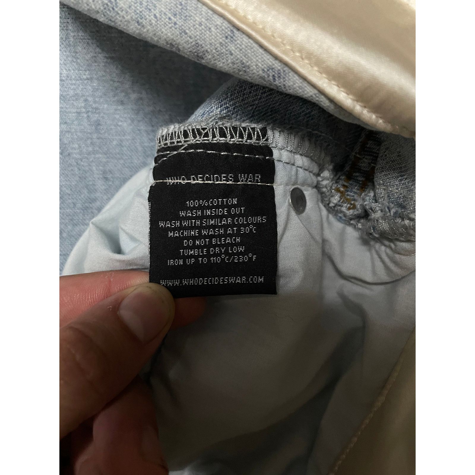 Who Decides War WDW Jeans Lightwash Plain Used 40 Size US 40 / EU 56 - 4 Thumbnail