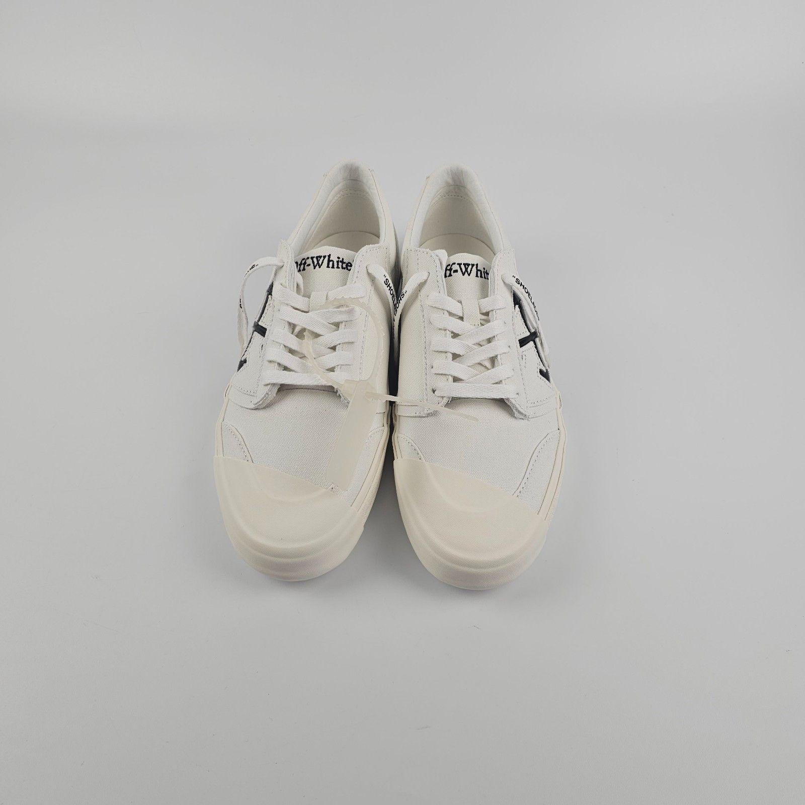 Off-White OFF-WHITE Vulcanized White Sneakers New & Authentic (Men's s Size US 12 / EU 45 - 4 Thumbnail