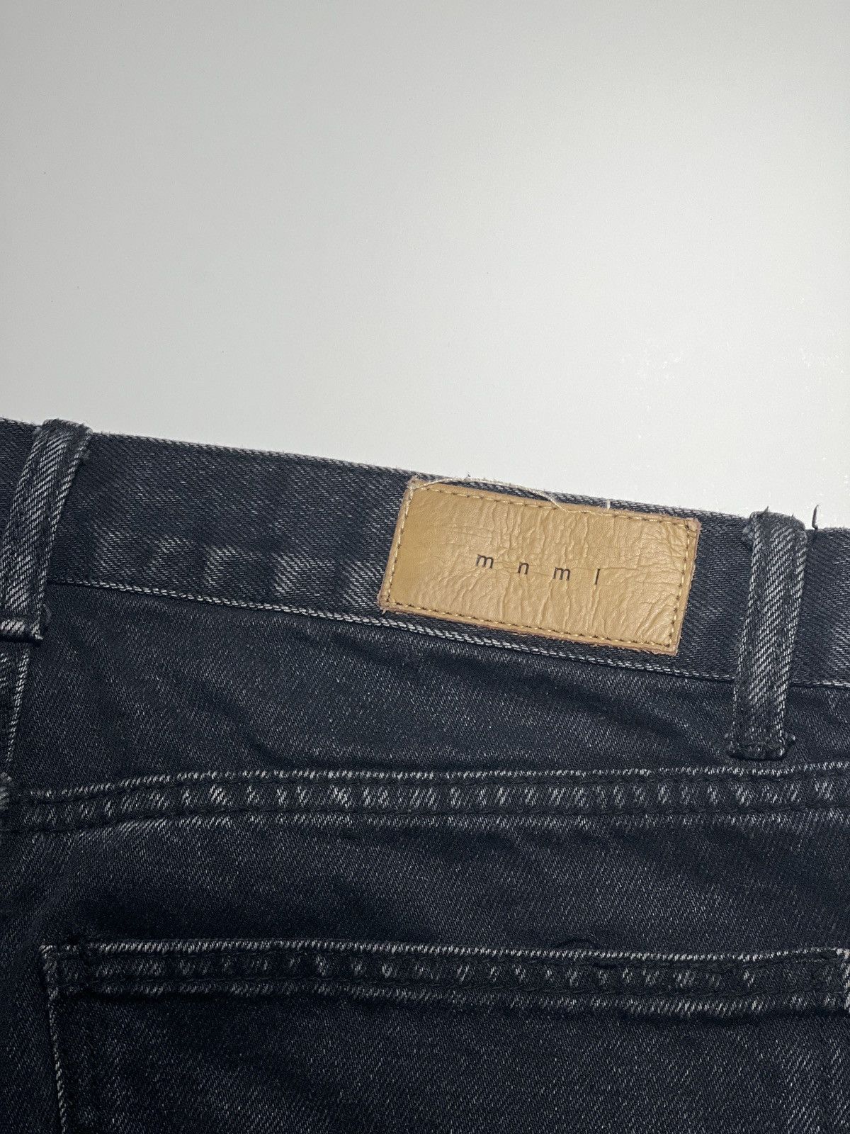 Vintage denim skeleton jeans
