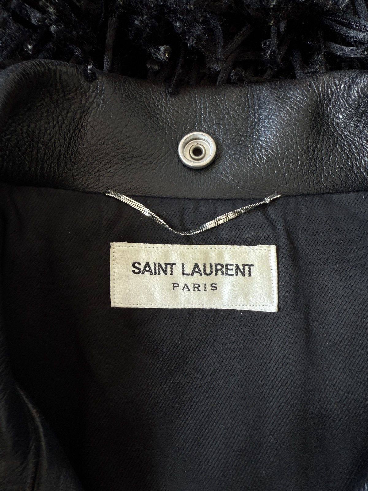 Saint Laurent Paris Saint Laurent Leather Jacket Size US L / EU 52-54 / 3 - 5 Thumbnail