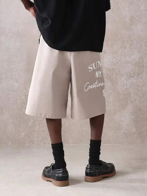 Jean × Vintage Streetwear sports Y2K Drip shorts Size US 36 / EU 52 - 2 Thumbnail
