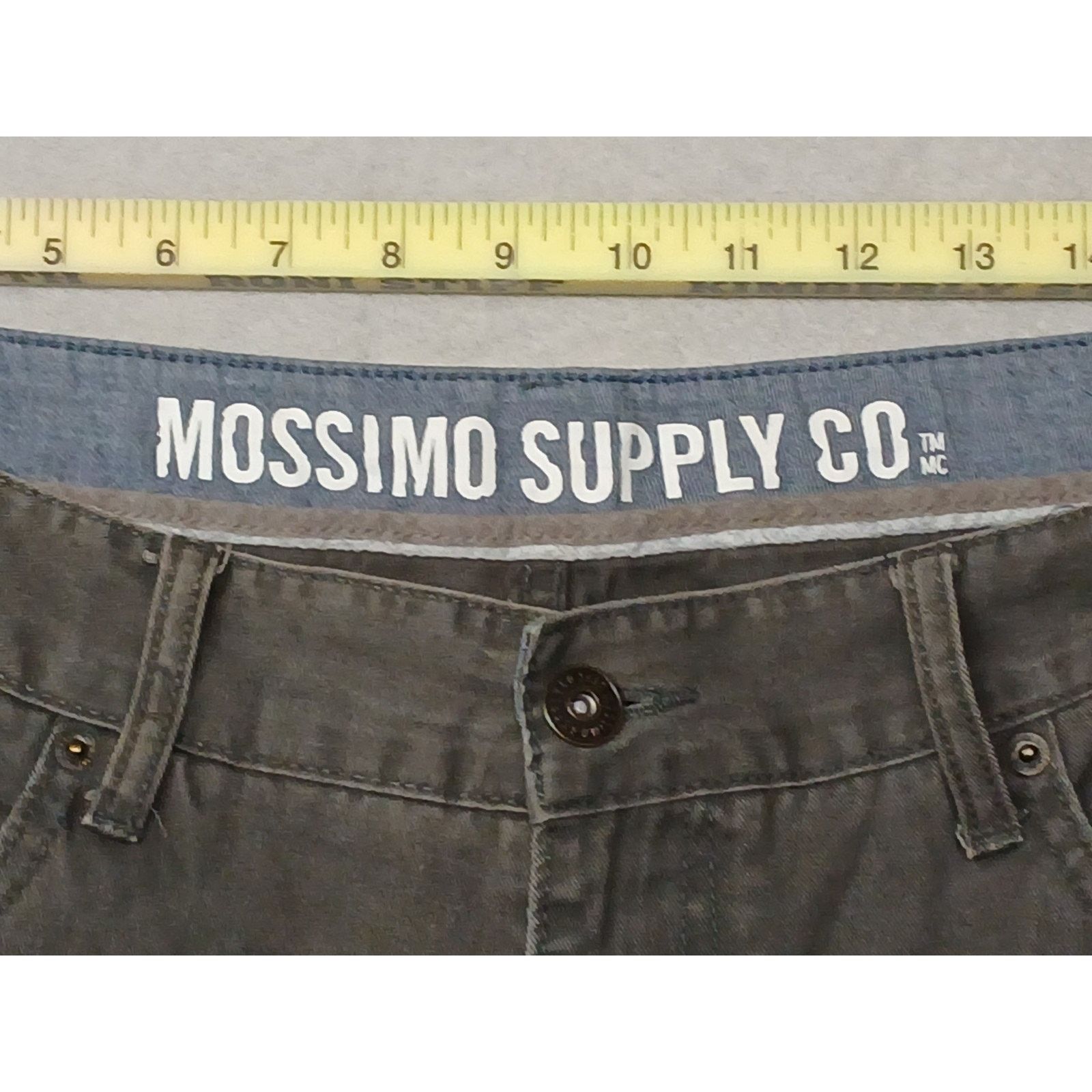 Mossimo Mossimo (38x30) Grey Relaxed Straight Cotton Jeans/Pants Size US 38 / EU 54 - 8 Thumbnail