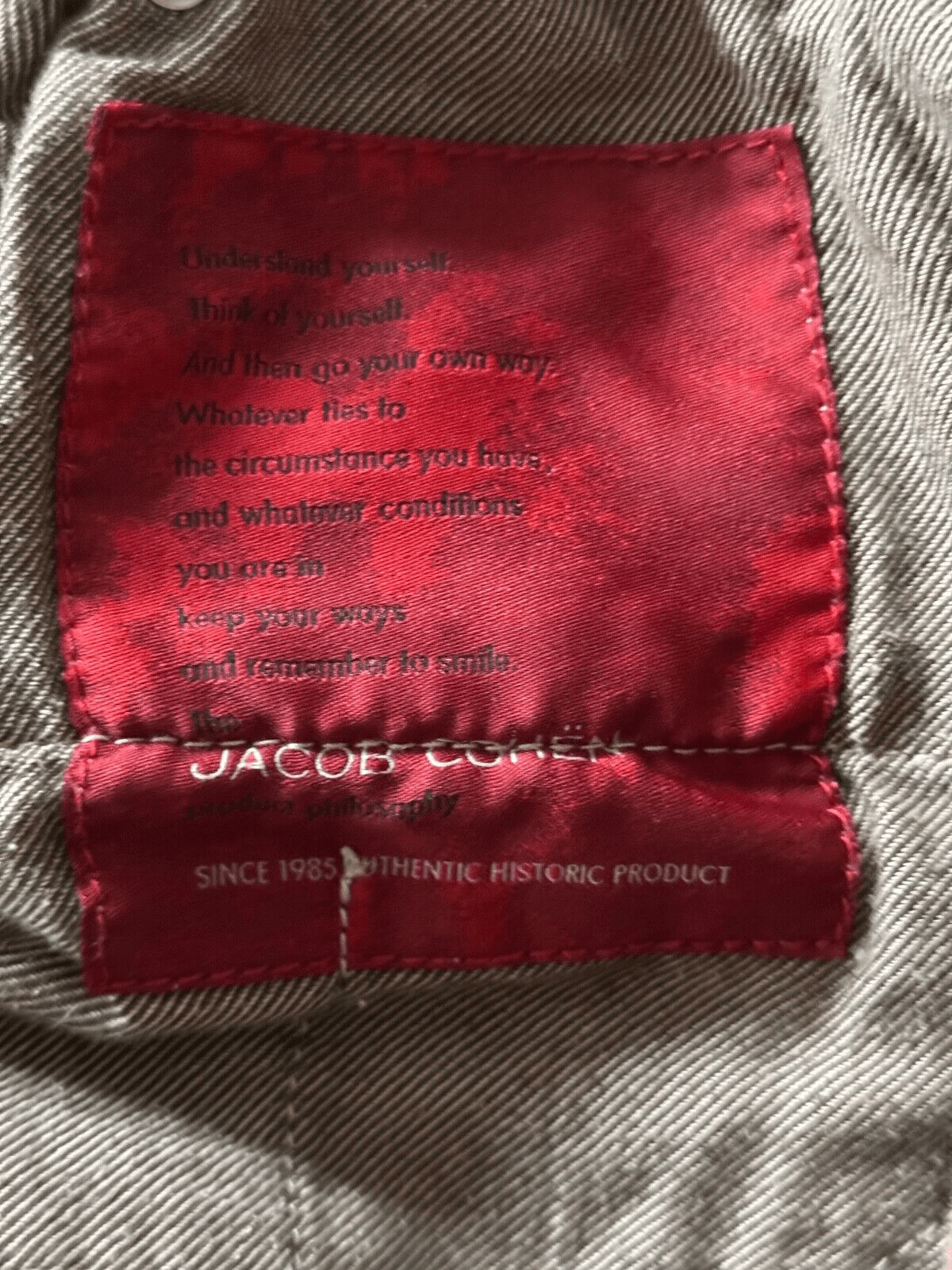 Jacob Cohen Jacob Cohen Men’s 35x30 Chino Pants Trousers Red Size US 35 - 9 Thumbnail