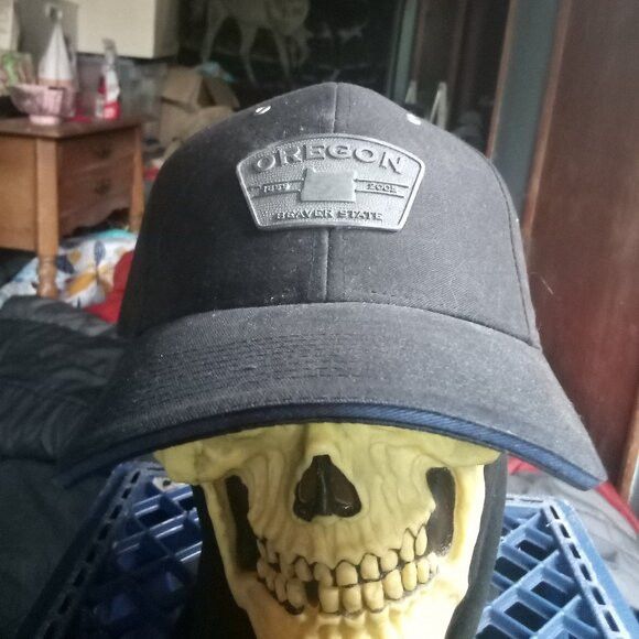 Other Deadstock Metal Art Oregon Beaver State Logo Snap Hat Cap Size ONE SIZE - 1 Thumbnail