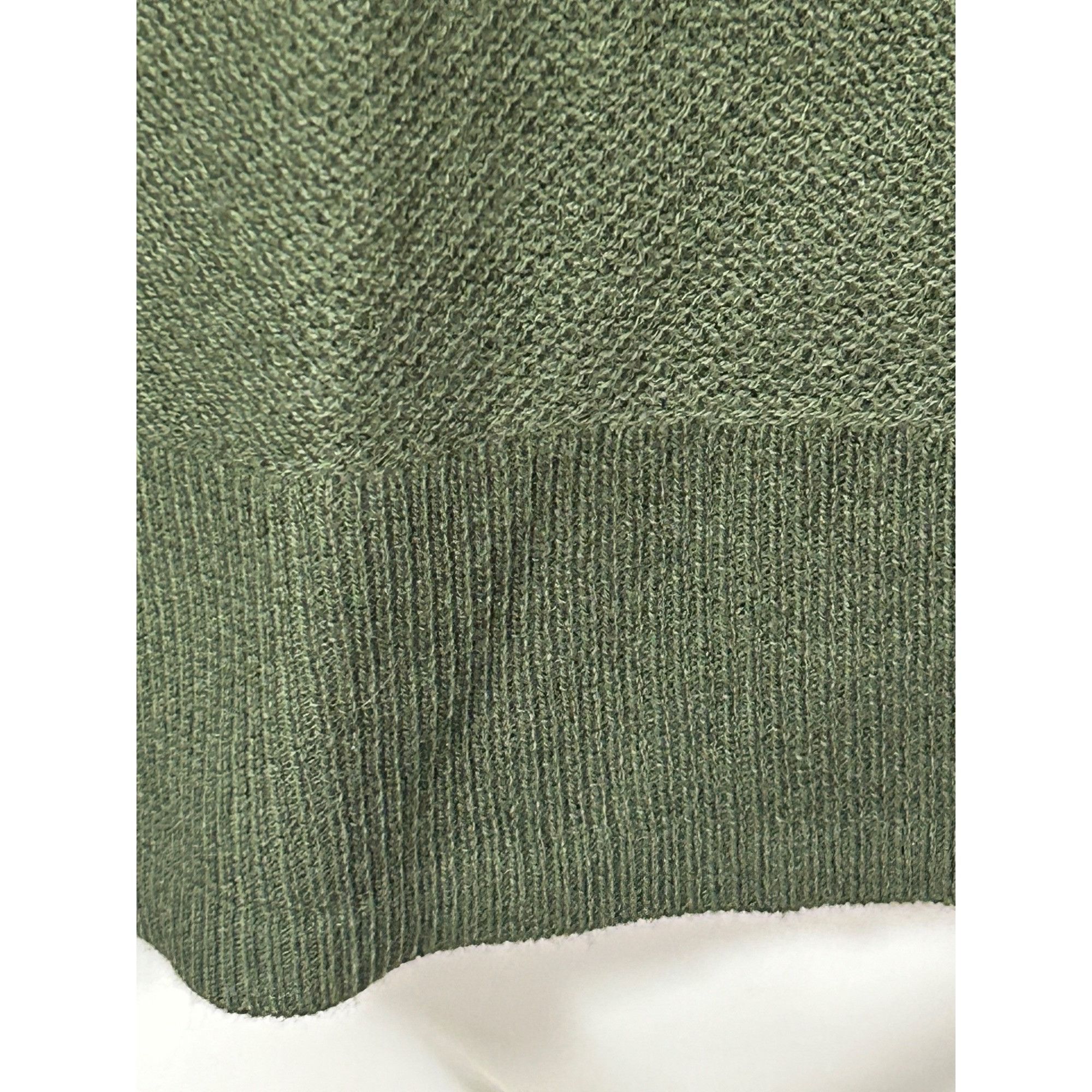 Gap GAP Women’s Sweater S Green Crewneck Pullover Long Sleeve Ri Size S / US 4 / IT 40 - 12 Thumbnail