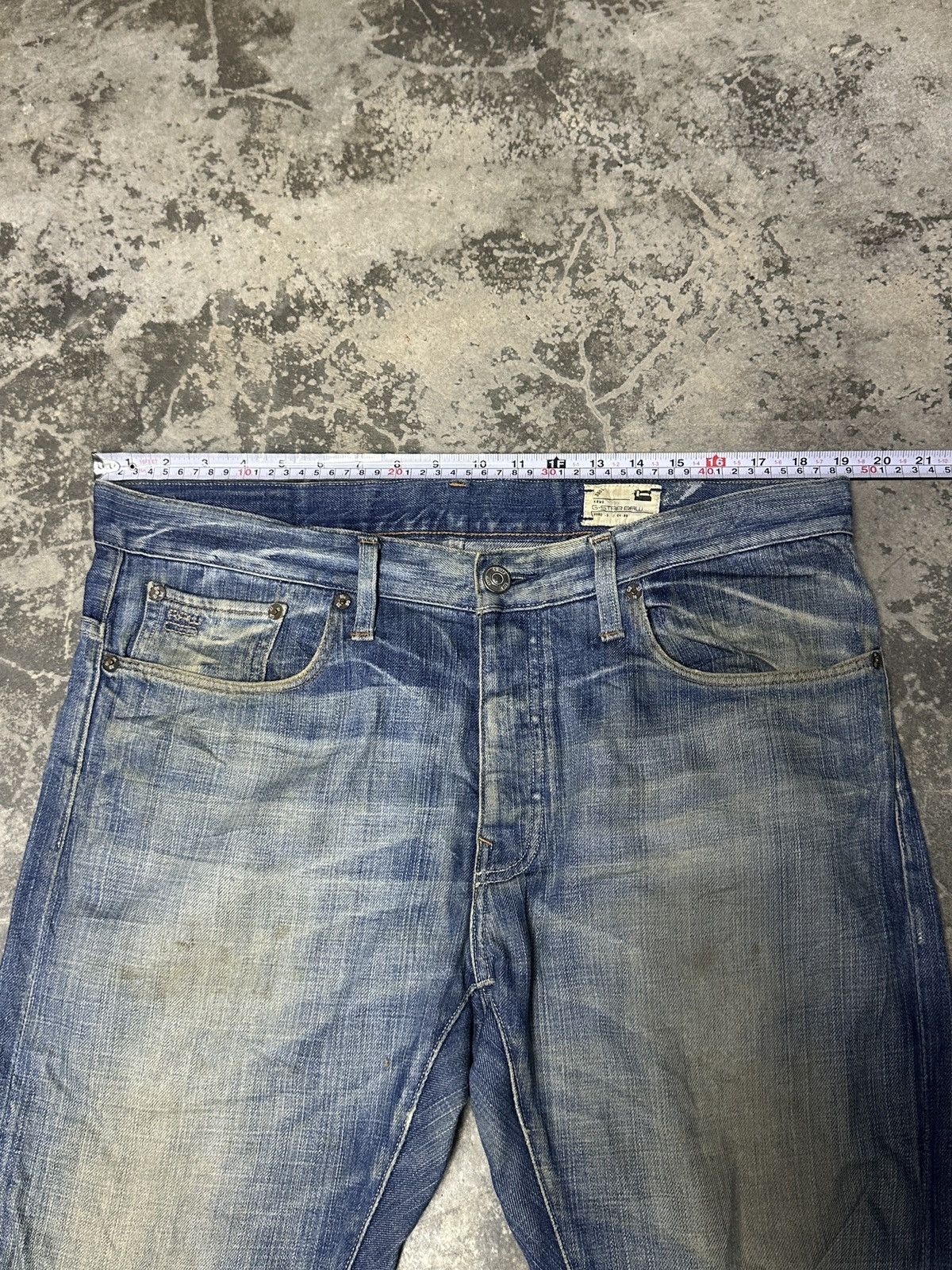 G-Star Distressed G Star Raw 3301 Denim Size US 38 / EU 54 - 13 Thumbnail