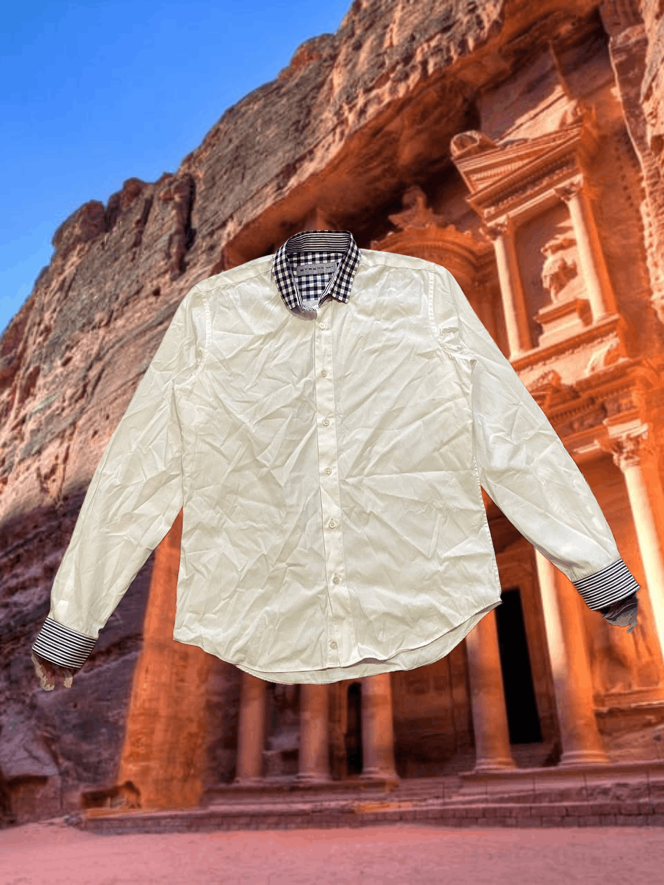 Etro Vintage white ETRO Shirt crazy Y2K luxury streetwear Size US M / EU 48-50 / 2 - 1 Thumbnail